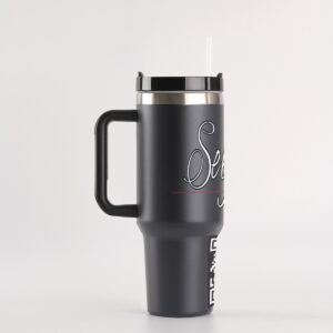 Self care 40 oz Tumbler With Handle